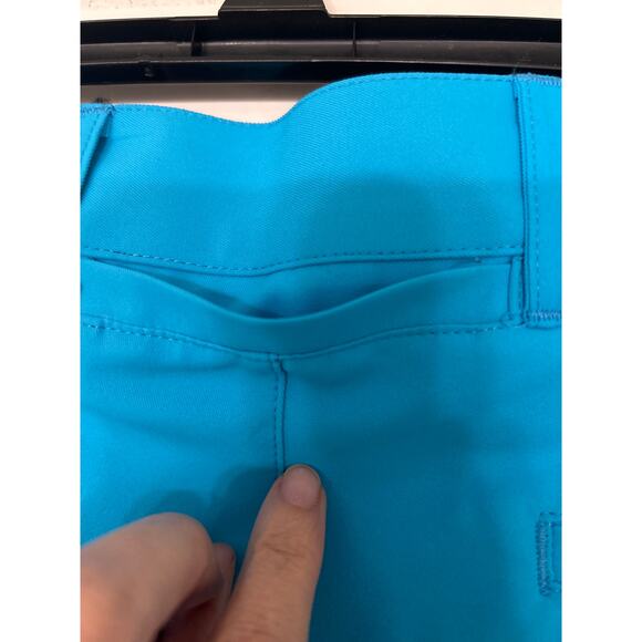 Matte Grey Wayfarer Golf Pants 34/30 Hawaiian Ocean Blue Performance Stretch New - Picture 8 of 11